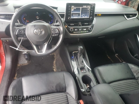 2020 Toyota Corolla XSE with VIN JTDT4RCE5LJ037959, listed as a Copart auction lot 80001954 with 84,643 mi miles and Salvage Title. Bid and sale history available at carsss.com. Image 8.