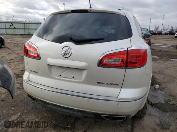 2013 Buick Enclave Leather with VIN 5GAKRCKD2DJ141265, listed as a Copart auction lot 43850965 with 168,280 mi miles and Clean Title. Bid and sale history available at carsss.com. Image 6.