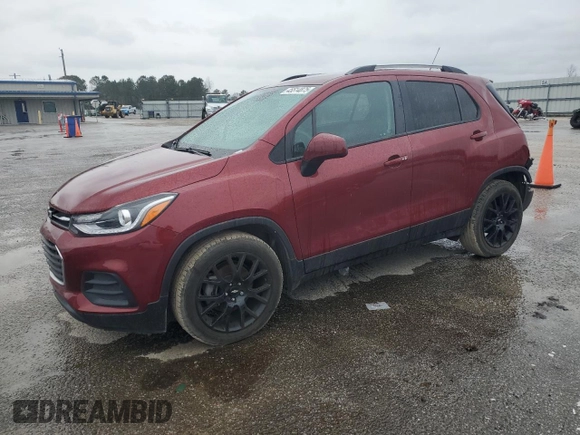 2022 Chevrolet Trax LT with VIN KL7CJLSM1NB505324, listed as a Copart auction lot 45514875 with 16,030 mi miles and Salvage Title. Bid and sale history available at carsss.com. Image 1.