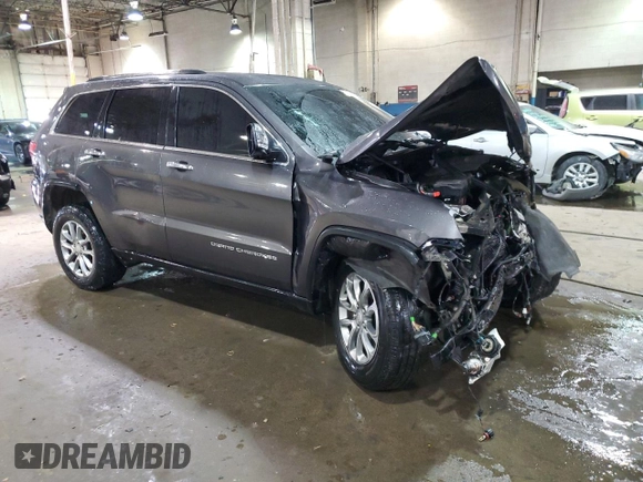 2015 Jeep Grand Cherokee Limited with VIN 1C4RJFBGXFC154739, listed as a Copart auction lot 46216485 with 157,836 mi miles and Clean Title. Bid and sale history available at carsss.com. Image 4.