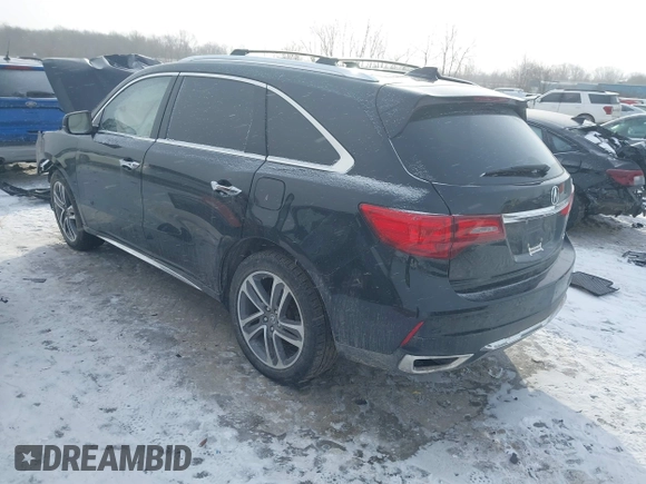 2018 Acura MDX Advance with VIN 5J8YD4H85JL029021, listed as a IAAI auction lot 41376977 with Not Provided miles and . Bid and sale history available at carsss.com. Image 3.