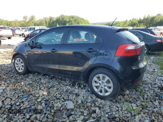 2014 Kia Rio LX with VIN KNADM5A35E6406188, listed as a Copart auction lot 60155034 with 119,789 mi miles and Salvage Title. Bid and sale history available at carsss.com. Image 2.