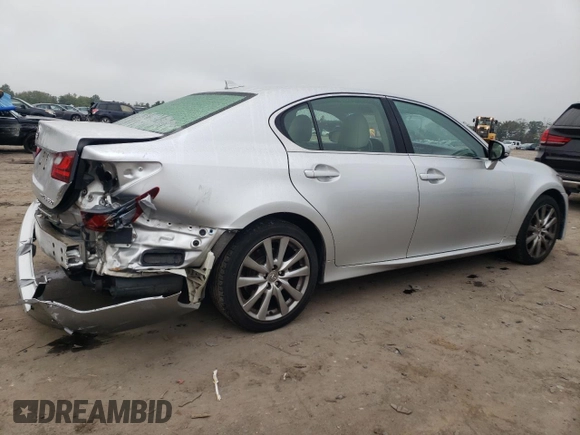 2014 Lexus GS 350 with VIN JTHCE1BL5E5023102, listed as a Copart auction lot 74055554 with 128,628 mi miles and Salvage Title. Bid and sale history available at carsss.com. Image 3.