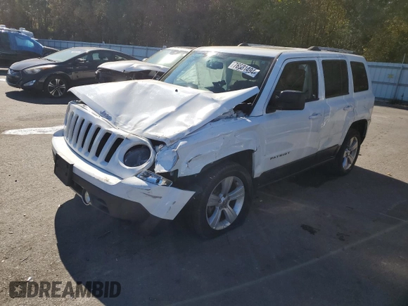 2015 Jeep Patriot Limited with VIN 1C4NJRCB3FD118033, listed as a Copart auction lot 76531494 with 94,275 mi miles and Salvage title. Bid and sale history available at DreamBid. Image 1.