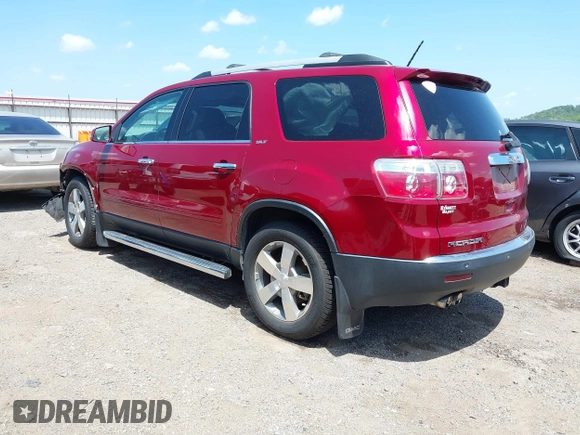 2011 GMC Acadia SLT1 with VIN 1GKKRRED7BJ286543, listed as a IAAI auction lot 42558021 with 97,963 mi miles and . Bid and sale history available at DreamBid. Image 3.
