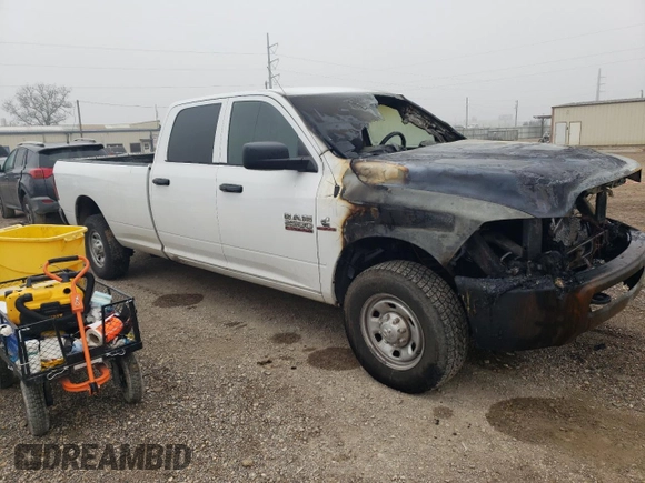 2018 Ram 2500 Tradesman with VIN 3C6UR4HL7JG287371, listed as a Copart auction lot 87394384 with 0 mi miles and Salvage Title. Bid and sale history available at carsss.com. Image 4.