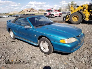 1994 Ford Mustang with VIN 1FALP4442RF186105, listed as a Copart auction lot 74677924 with 185,072 mi miles and Clean title. Bid and sale history available at DreamBid. Image 4.