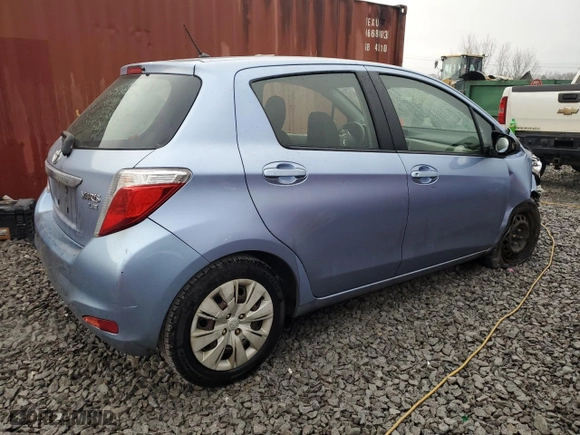 2013 Toyota Yaris L with VIN JTDKTUD37DD567994, listed as a Copart auction lot 44265255 with 238,589 mi miles and Salvage Title. Bid and sale history available at carsss.com. Image 3.