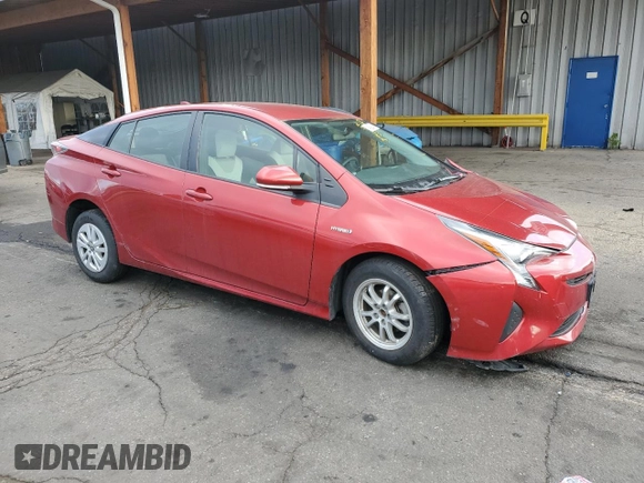 2016 Toyota Prius Two with VIN JTDKBRFU4G3516422, listed as a Copart auction lot 54629045 with 79,228 mi miles and Salvage Title. Bid and sale history available at DreamBid. Image 4.