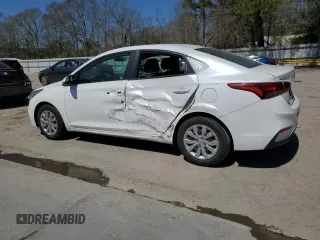 2021 Hyundai Accent SE with VIN 3KPC24A63ME147895, listed as a Copart auction lot 48693865 with 79,738 mi miles and Salvage Title. Bid and sale history available at carsss.com. Image 2.