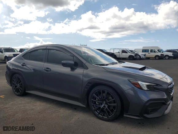 2022 Subaru WRX Premium with VIN JF1VBAF67N9005450, listed as a Copart auction lot 89171045 with 25,508 mi miles and Salvage Title. Bid and sale history available at carsss.com. Image 4.
