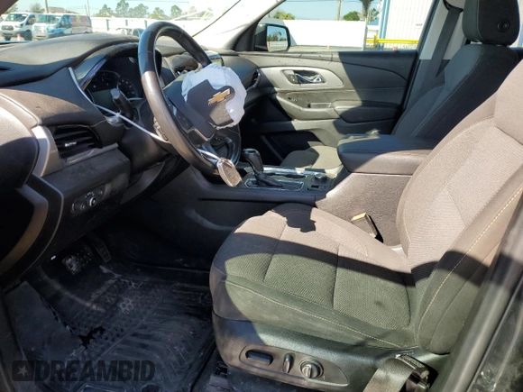 2020 Chevrolet Traverse LT Cloth with VIN 1GNERGKW9LJ246279, listed as a Copart auction lot 43505394 with 76,441 mi miles. Bid and sale history available at carsss.com. Image 7.