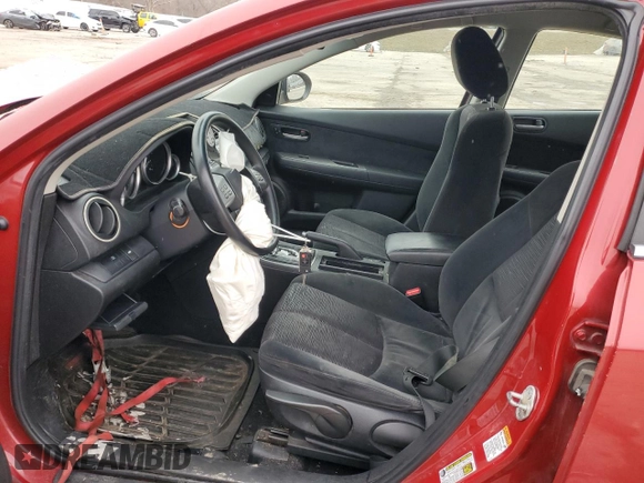 2009 Mazda 6 i Sport with VIN 1YVHP81A195M20008, listed as a Copart auction lot 44801775 with 182,242 mi miles and Salvage Title. Bid and sale history available at carsss.com. Image 7.