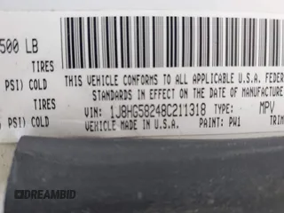 2008 Jeep Commander Limited z VIN 1J8HG58248C211318, wystawiony jako IAAI lot #42501353 z przebiegiem 215 049 mil mil oraz . Historia ofert i sprzedaży dostępna na DreamBid. Obrazek 9.