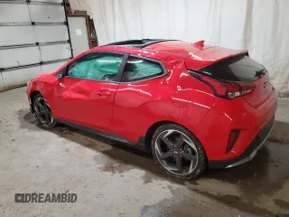 2019 Hyundai Veloster Turbo R-Spec with VIN KMHTH6AB8KU013806, listed as a Copart auction lot 67036063 with 15,599 mi miles. Bid and sale history available at carsss.com. Image 2.
