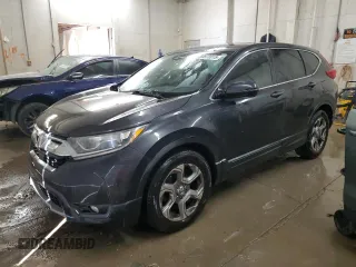 2017 Honda CR-V EX-L with VIN 7FARW1H81HE027022, listed as a Copart auction lot 53972015 with 195,951 mi miles and Salvage Title. Bid and sale history available at carsss.com. Image 1.