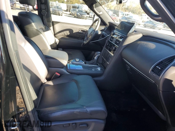 2022 Nissan Armada SL with VIN JN8AY2BA3N9392221, listed as a Copart auction lot 82014444 with 40,244 mi miles and Salvage Title. Bid and sale history available at carsss.com. Image 7.