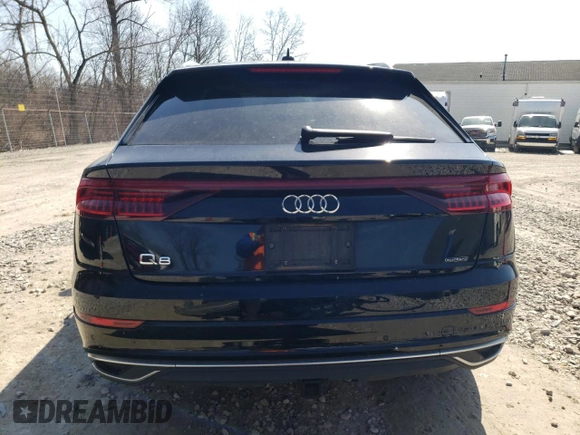 2019 Audi Q8 Premium Plus z VIN WA1BVAF11KD037936, wystawiony jako Copart lot #48173645 z przebiegiem 55 357 mil mil oraz Szkoda całkowita • Salvage title. Historia ofert i sprzedaży dostępna na DreamBid. Obrazek 6.