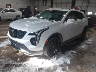 2023 Cadillac XT4 AWD Sport with VIN 1GYFZFR42PF111269, listed as a IAAI auction lot 41614455 with 21,866 mi miles. Bid and sale history available at carsss.com. Image 17.