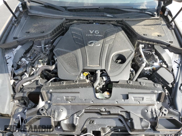 2024 Infiniti Q50 Luxe with VIN JN1EV7BP8RM600834, listed as a Copart auction lot 50489245 with 7,265 mi miles and Salvage title. Bid and sale history available at DreamBid. Image 11.