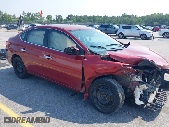 2015 Nissan Sentra SV z VIN 3N1AB7AP9FL692616, wystawiony jako IAAI lot #42410465 z przebiegiem 154 593 mil mil oraz . Historia ofert i sprzedaży dostępna na DreamBid. Obrazek 1.