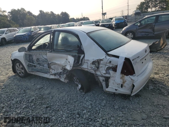 2008 Kia Spectra EX with VIN KNAFE121585527082, listed as a Copart auction lot 69188664 with 201,871 mi miles and Salvage Title. Bid and sale history available at carsss.com. Image 2.