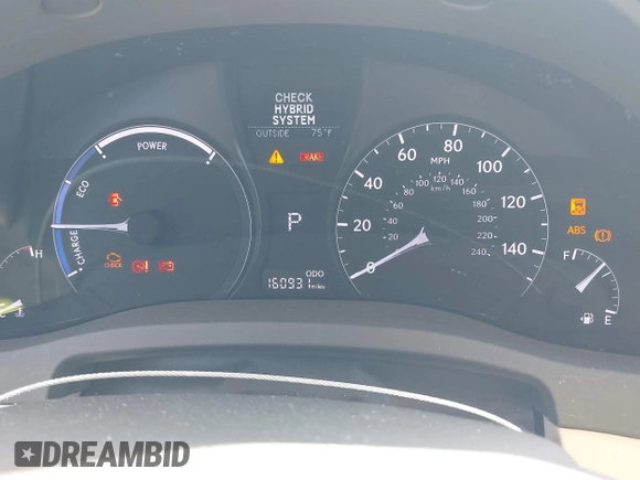 2013 Lexus RX 450h with VIN JTJBC1BA9D2053105, listed as a IAAI auction lot 42246031 with 160,931 mi miles and . Bid and sale history available at DreamBid. Image 7.