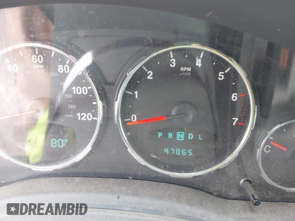 2008 Jeep Liberty Sport with VIN 1J8GN28K28W261858, listed as a IAAI auction lot 42122117 with 97,865 mi miles. Bid and sale history available at carsss.com. Image 7.