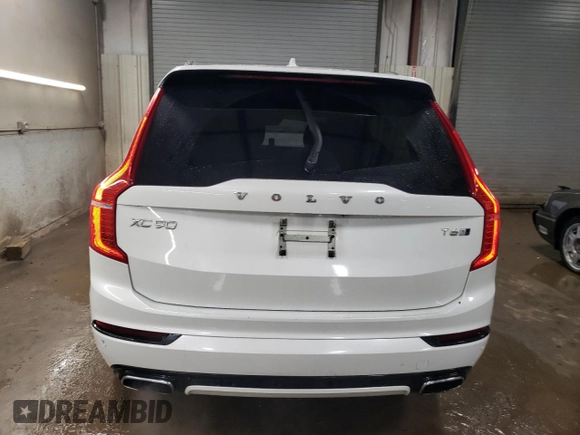2019 Volvo XC90 R-Design with VIN YV4A22PM4K1478712, listed as a Copart auction lot 43266195 with 65,494 mi miles and Salvage title. Bid and sale history available at DreamBid. Image 6.