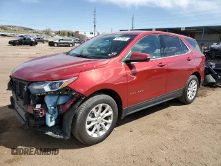 2019 Chevrolet Equinox LT with VIN 2GNAXKEV7K6128706, listed as a Copart auction lot 53475495 with 46,547 mi miles and Salvage Title. Bid and sale history available at DreamBid. Image 1.
