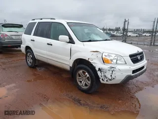 2003 Honda Pilot EX with VIN 2HKYF18583H604491, listed as a IAAI auction lot 41601122 with 342,504 mi miles. Bid and sale history available at carsss.com. Image 1.