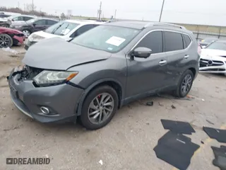 2014 Nissan Rogue SV with VIN 5N1AT2MT5EC801164, listed as a IAAI auction lot 41592585 with 137,121 mi miles. Bid and sale history available at carsss.com. Image 17.