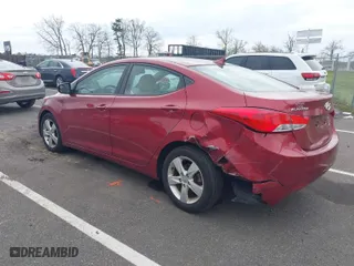2013 Hyundai Elantra Limited PZEV with VIN 5NPDH4AE8DH193616, listed as a IAAI auction lot 39174523 with 100,681 mi miles. Bid and sale history available at carsss.com. Image 3.