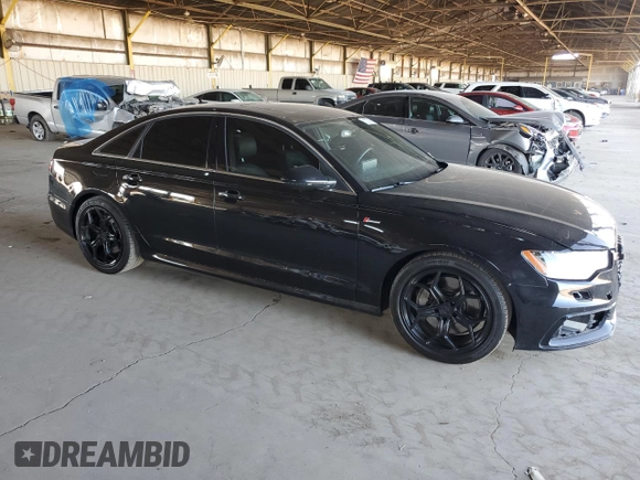 2013 Audi A6 Prestige with VIN WAUHGAFC7DN154314, listed as a Copart auction lot 61223915 with 84,672 mi miles and Salvage title. Bid and sale history available at DreamBid. Image 4.