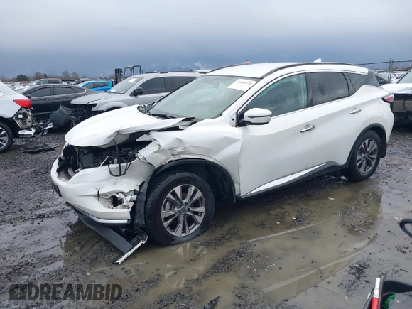 2018 Nissan Murano S with VIN 5N1AZ2MH1JN172964, listed as a IAAI auction lot 41143770 with 99,837 mi miles and . Bid and sale history available at carsss.com. Image 18.