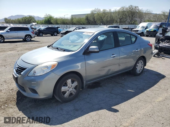 2012 Nissan Versa SV with VIN 3N1CN7AP0CL946595, listed as a Copart auction lot 59562915 with 107,228 mi miles and Salvage title. Bid and sale history available at DreamBid. Image 1.