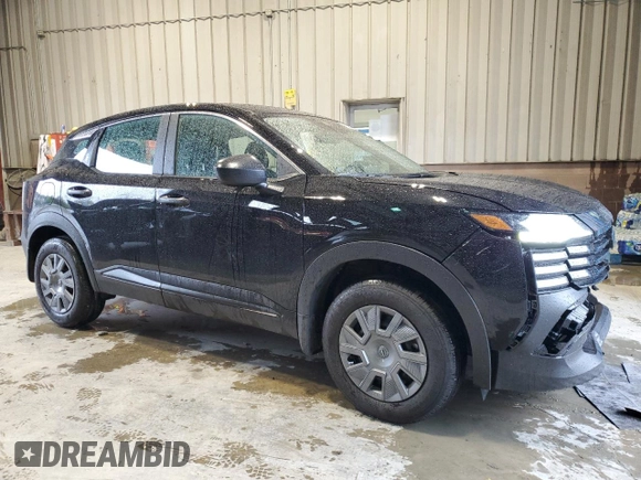 2025 Nissan Kicks S with VIN 3N8AP6BB1SL344691, listed as a Copart auction lot 52616745 with 1,244 mi miles and Salvage Title. Bid and sale history available at carsss.com. Image 4.