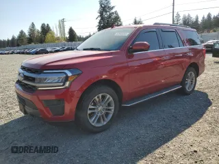 2022 Ford Expedition XLT z VIN 1FMJU1JT4NEA19518, wystawiony jako Copart lot #52988265 z przebiegiem 72 228 mil mil oraz Szkoda całkowita • Salvage title. Historia ofert i sprzedaży dostępna na DreamBid. Obrazek 1.