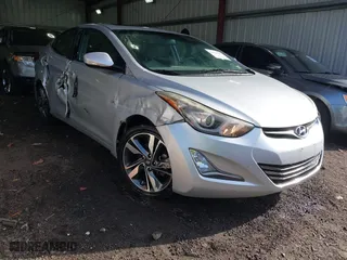 2014 Hyundai Elantra SE with VIN KMHDH4AE4EU165055, listed as a IAAI auction lot 40819849 with 127,536 mi miles. Bid and sale history available at carsss.com. Image 1.