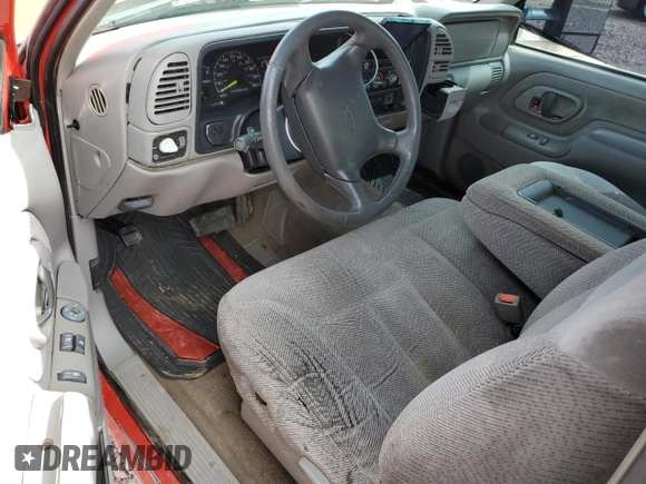 1997 Chevrolet Silverado 1500 with VIN 2GCEK19RXV1278018, listed as a Copart auction lot 49117675 with 218,026 mi miles and Salvage Title. Bid and sale history available at DreamBid. Image 8.