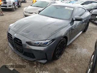 2022 BMW M4 Competition xDrive with VIN WBS43AZ03NCK18031, listed as a Copart auction lot 75090034 with 18,837 mi miles and Non Repairable. Bid and sale history available at carsss.com. Image 1.