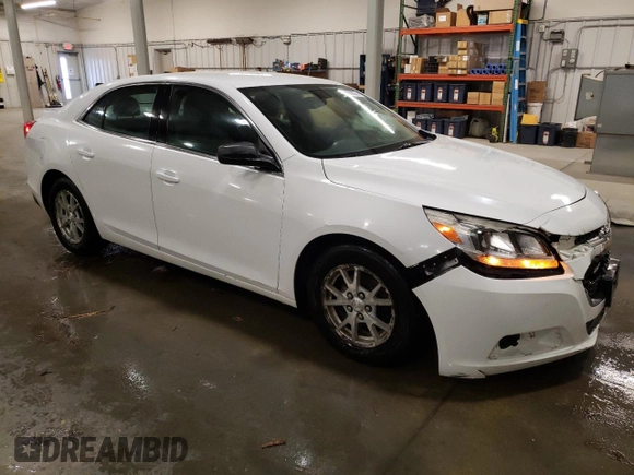 2014 Chevrolet Malibu LS with VIN 1G11A5SL9EF222250, listed as a Copart auction lot 51182805 with 204,555 mi miles and Salvage Title. Bid and sale history available at DreamBid. Image 4.