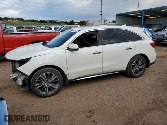 2017 Acura MDX w/Technology Pkg with VIN 5FRYD4H54HB034789, listed as a Copart auction lot 62224633 with 90,787 mi miles. Bid and sale history available at carsss.com. Image 1.