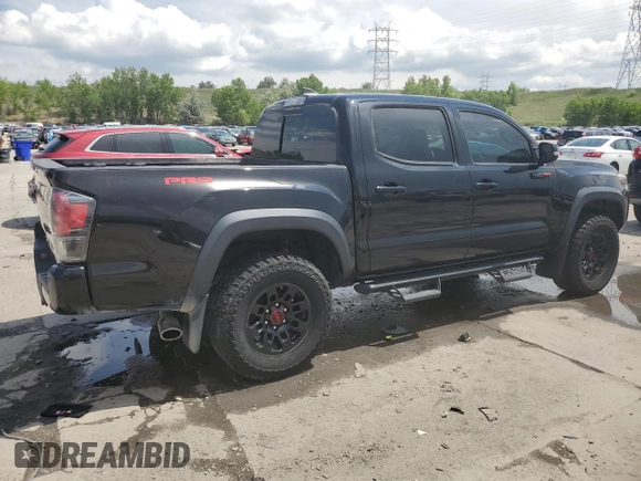2019 Toyota Tacoma SR with VIN 5TFCZ5ANXKX184626, listed as a Copart auction lot 59220905 with 123,746 mi miles and Salvage title. Bid and sale history available at DreamBid. Image 3.