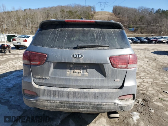 2020 Kia Sorento LX with VIN 5XYPGDA36LG670886, listed as a Copart auction lot 41911935 with 72,970 mi miles and Salvage Title. Bid and sale history available at DreamBid. Image 6.