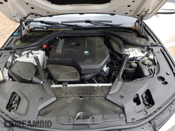 2018 BMW 5 Series 530i with VIN WBAJA5C53JG898430, listed as a Copart auction lot 54243195 with 129,854 mi miles and Salvage title. Bid and sale history available at DreamBid. Image 11.