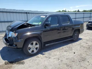 2011 Honda Ridgeline RTL with VIN 5FPYK1F5XBB002579, listed as a Copart auction lot 56205025 with 212,176 mi miles and Salvage title. Bid and sale history available at DreamBid. Image 1.