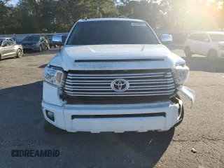 2017 Toyota Tundra Platinum with VIN 5TFAW5F10HX606854, listed as a Copart auction lot 84322634 with 65,668 mi miles and Salvage title. Bid and sale history available at DreamBid. Image 5.