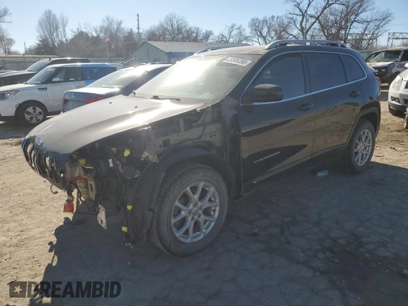 2017 Jeep Cherokee Latitude with VIN 1C4PJMCS0HW546838, listed as a Copart auction lot 89305395 with 57,581 mi miles and Salvage Title. Bid and sale history available at DreamBid. Image 1.