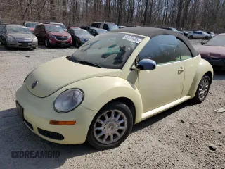 2006 Volkswagen Beetle z VIN 3VWRF31Y26M320581, wystawiony jako Copart lot #48124405 z przebiegiem 198 022 mil mil oraz Szkoda całkowita • Salvage title. Historia ofert i sprzedaży dostępna na DreamBid. Obrazek 1.